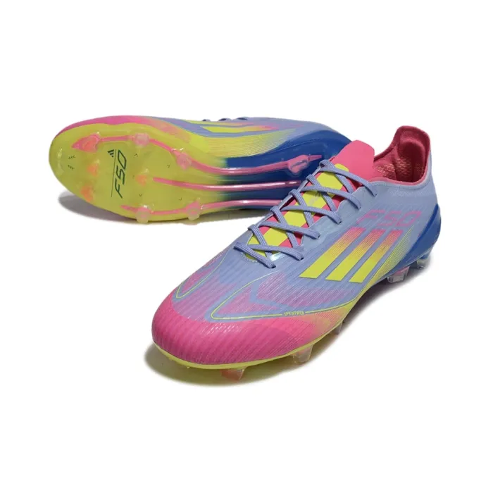 adidas F50 Elite Laceless FG Celestial Victory - Blue Fusion/Lucid Lemon/Lucid Pink