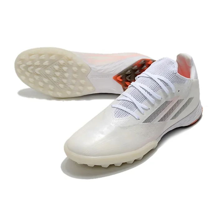adidas X Speedflow.1 TF - White_Iron Metallic_Solar Red