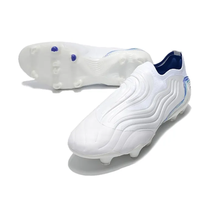 Adidas Copa Sense+ FG - White Hi-Res Blue Legacy Indigo