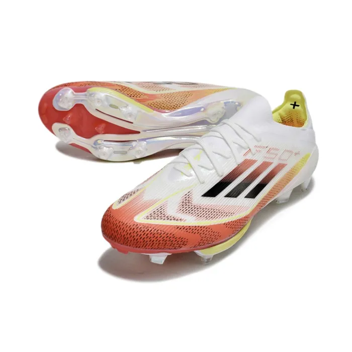 adidas F50+ Elite Laces FG Pure Victory - White/Black/Solar Yellow/Solar Red
