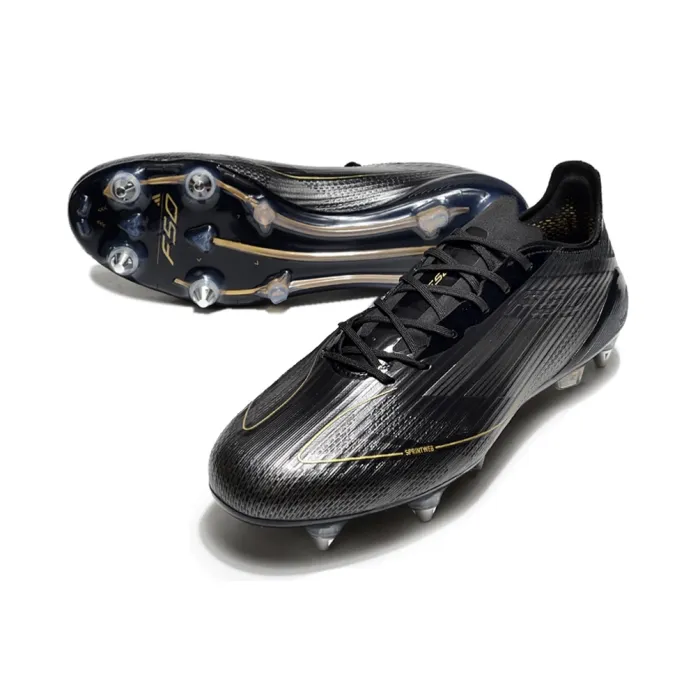 adidas F50 Elite SG Dark Spark - Core Black/Iron Metal/Gold Metallic
