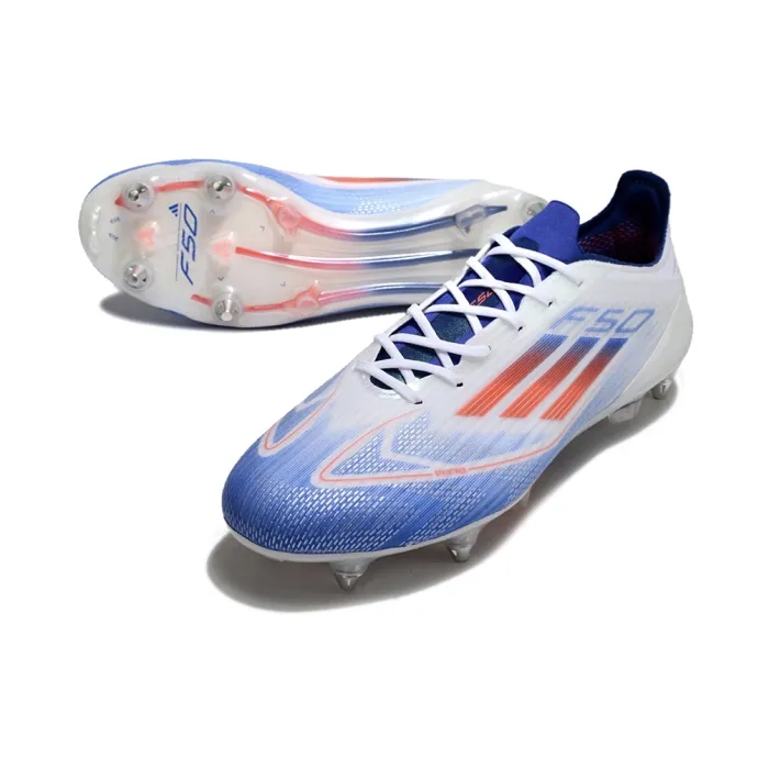 adidas F50 Elite SG - Ftwr White/Solar Red/Lucid Blue