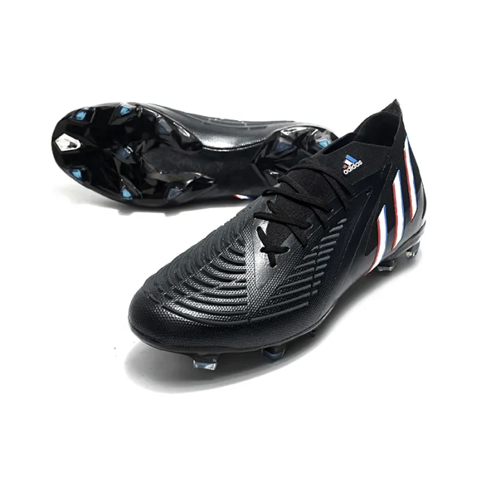 adidas Predator Edge .1 FG Edge of Darkness - Core Black Footwear White Vivid Red
