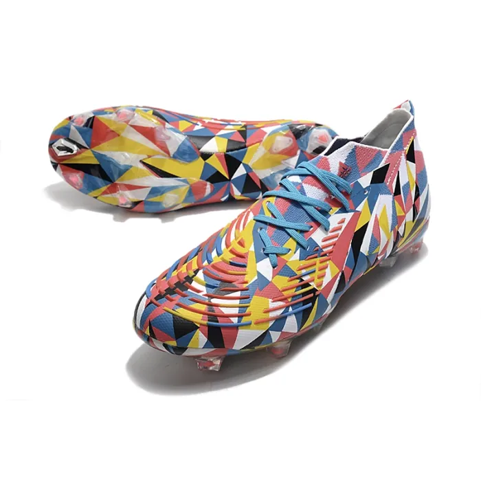 adidas Predator Edge .1 FG Geometric - Bright Blue Team Yellow Solar Red LIMITED EDITION