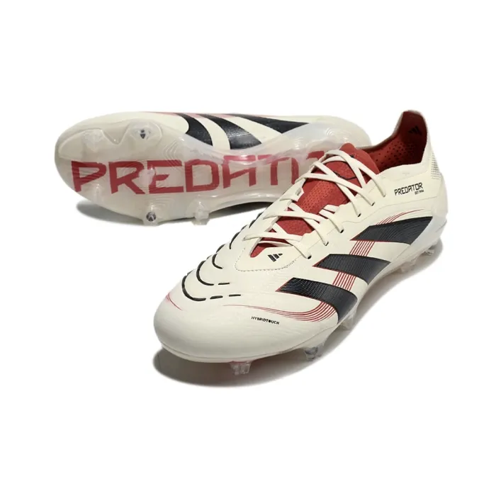 adidas Predator Elite FG - off white/core black/pure ruby