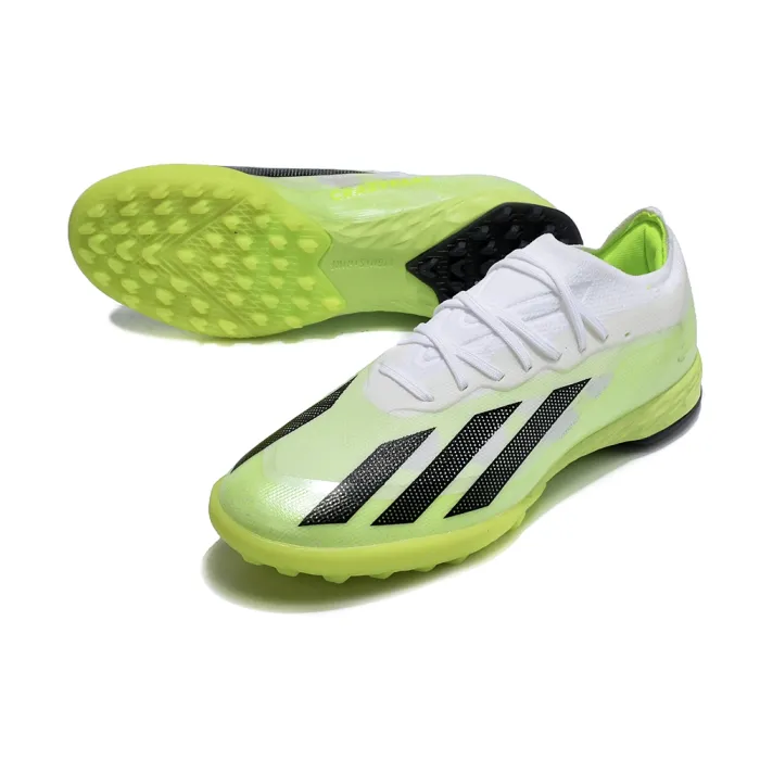 adidas X CrazyFast.1 TF - Cloud White   Core Black   Lucid Lemon