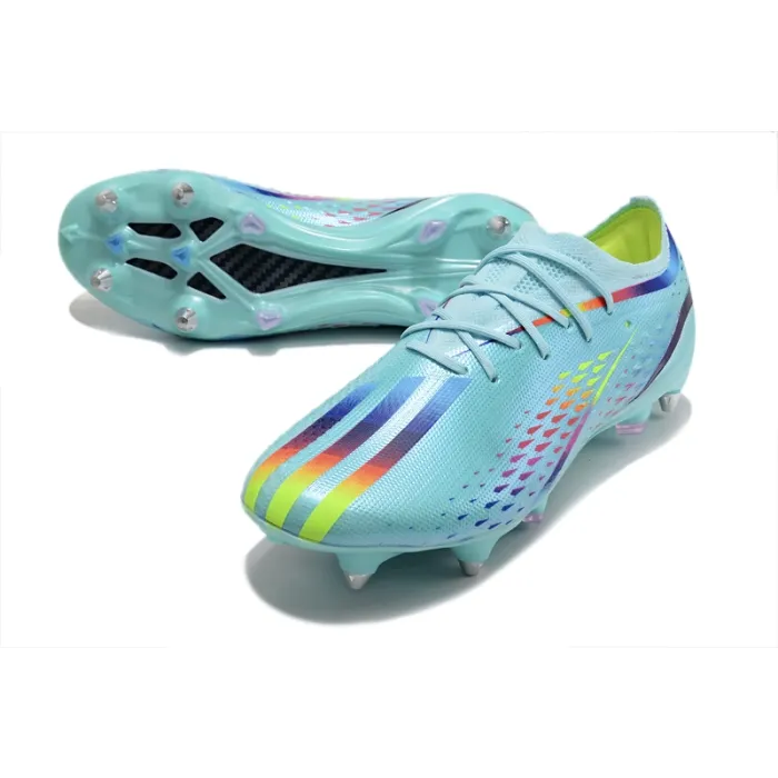 adidas X Speedportal .1 SG Al Rihla - Clear Aqua_Solar Red_Power Blue