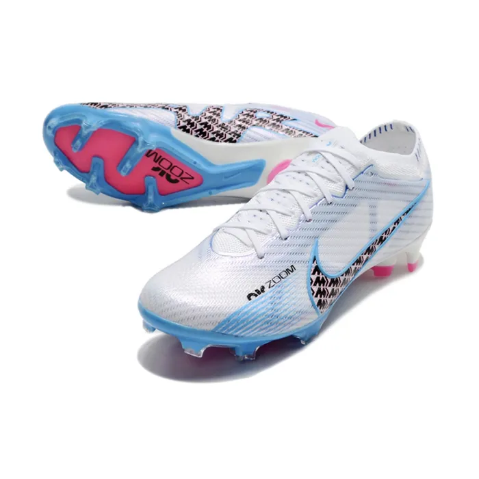 Nike Air Zoom Mercurial Vapor 15 Elite FG - White_Light Blue_Laser Pink