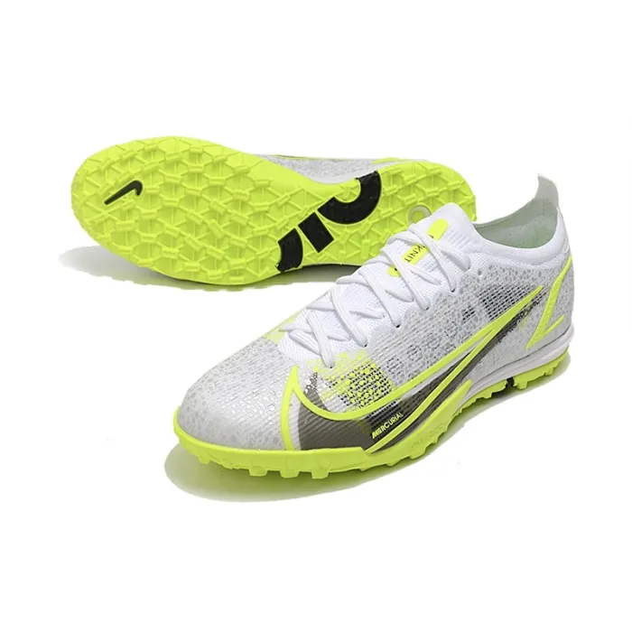 Nike Mercurial Vapor XIV Elite TF White Black Metallic Silver Volt