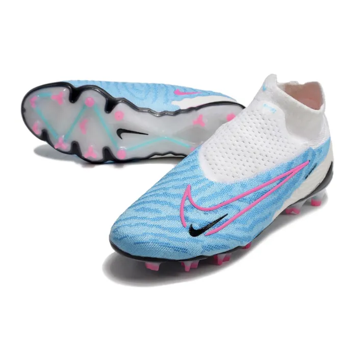 Nike Phantom GX Elite DF FG Blast - Baltic Blue Pink Blast White Laser Blue