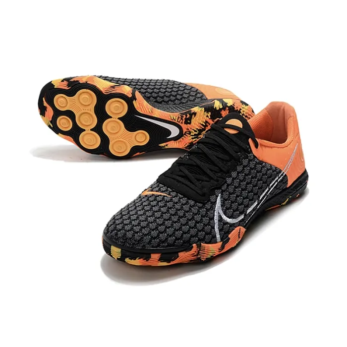Nike React Gato IC Nightfall - Black White Total Orang eDark Smoke Grey