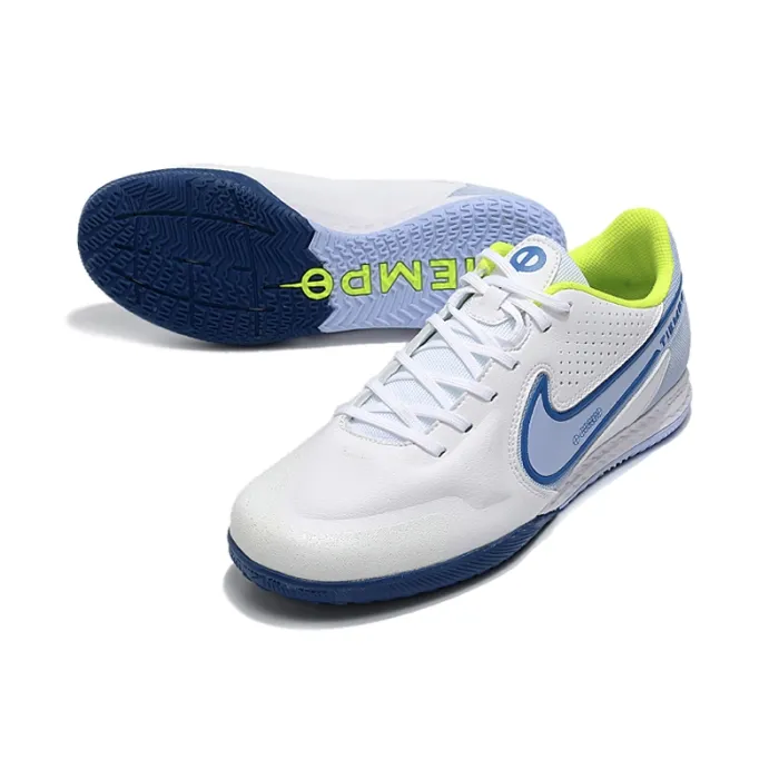 Nike React Tiempo Legend 9 Pro IC - White Blue