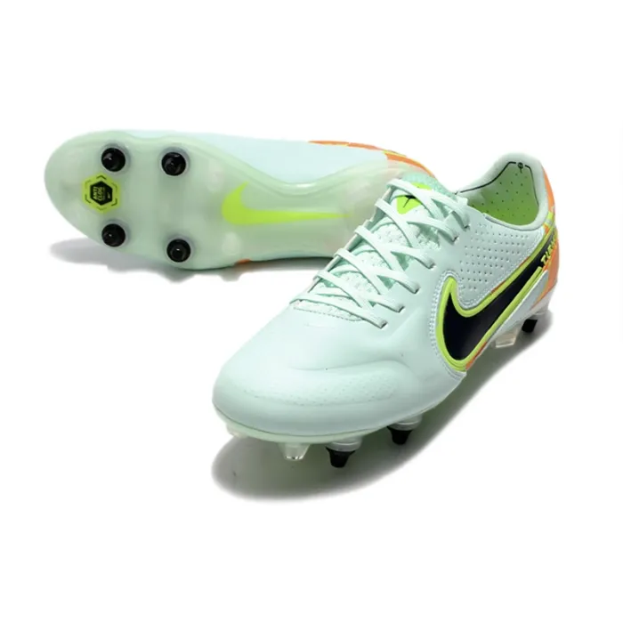 Nike Tiempo Legend 9 Elite SG Pro Bonded - Green/Blackened Blue/Total Orange