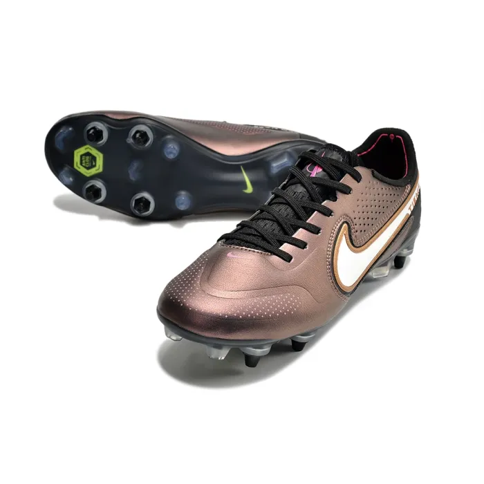 Nike Tiempo Legend 9 Elite SG Soccer Cleats - Space Purple_White_Off Noir_Pink Blast