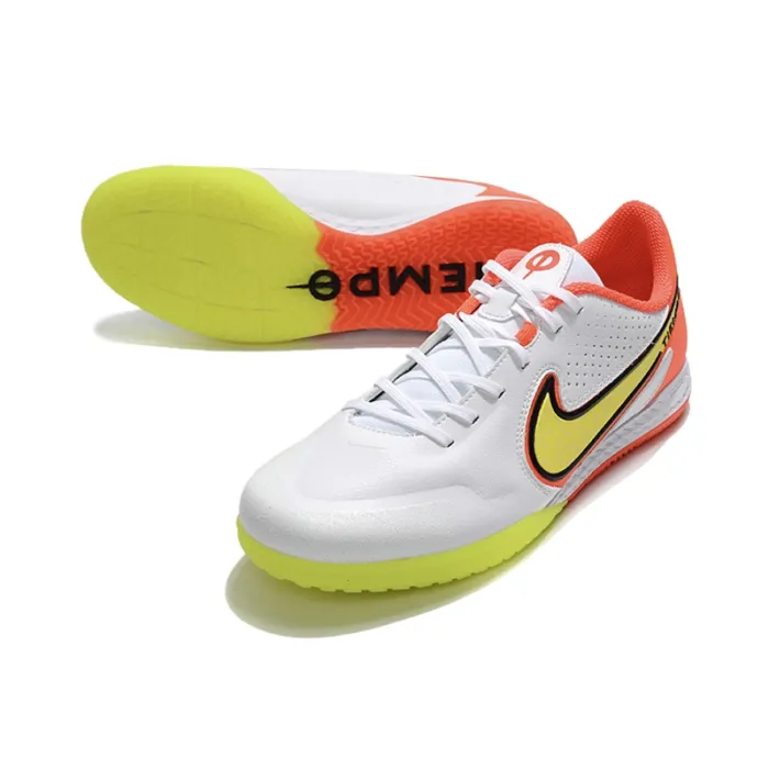 Nike Tiempo Legend 9 Pro IC - White Volt Bright Crimson