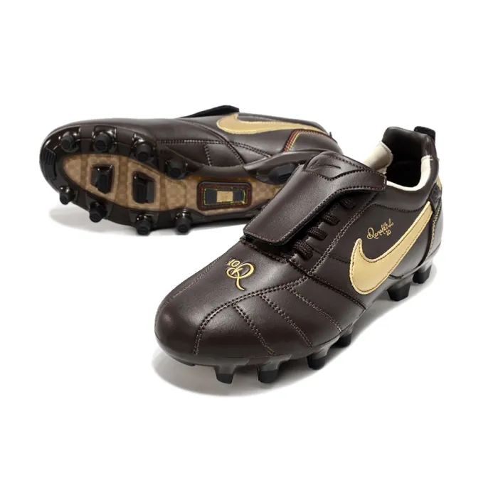 Nike Tiempo Ronaldinho R10 FG - Black/Gold