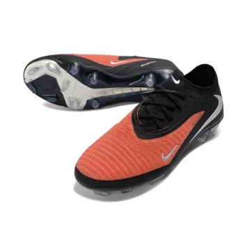 Nike Phantom 6 Low Cut Elite FG Black Metallic Silver Bright Crimson