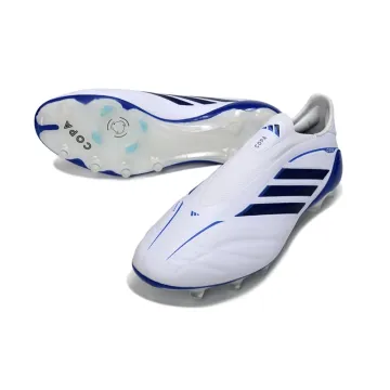 adidas Copa Pure IV Elite Laceless FG Footwear White Core Black Solar Blue