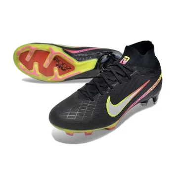 Nike Zoom Mercurial Superfly 9 Elite FG Black Pink Volt Red