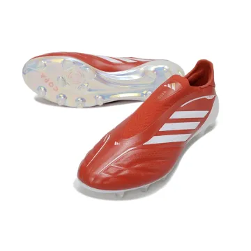 adidas Copa Pure IV Elite Laceless FG Lucid Red Footwear White