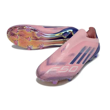 adidas F50 Elite Laceless FG Lucid Pink Team Royal Blue Cloud White