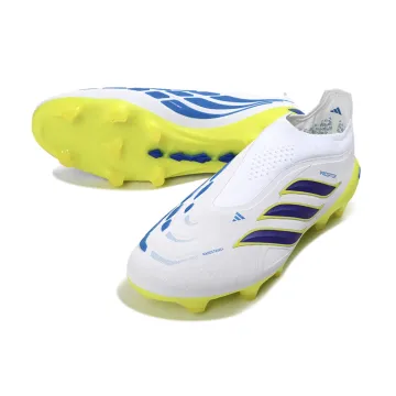 adidas Predator Elite Laceless FG Born For Goals - Crystal SkyRay Blue Solar Yellow