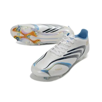 Adidas F50 Elite x Tunit FG Core White Night Navy Gold Met