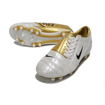 NIKE T90 Elite FG White Gold